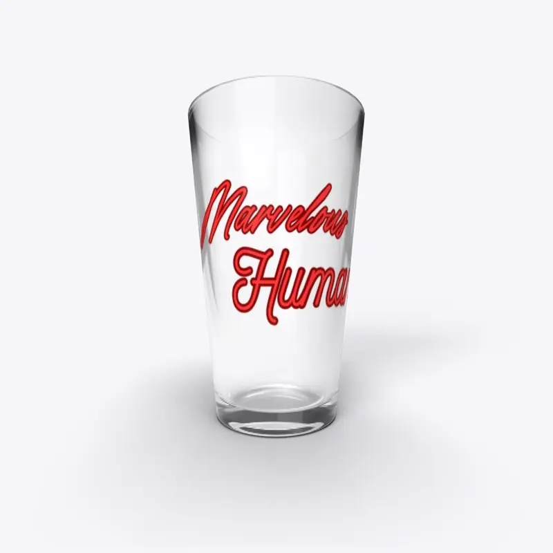 Marvelous Human Pint Glass